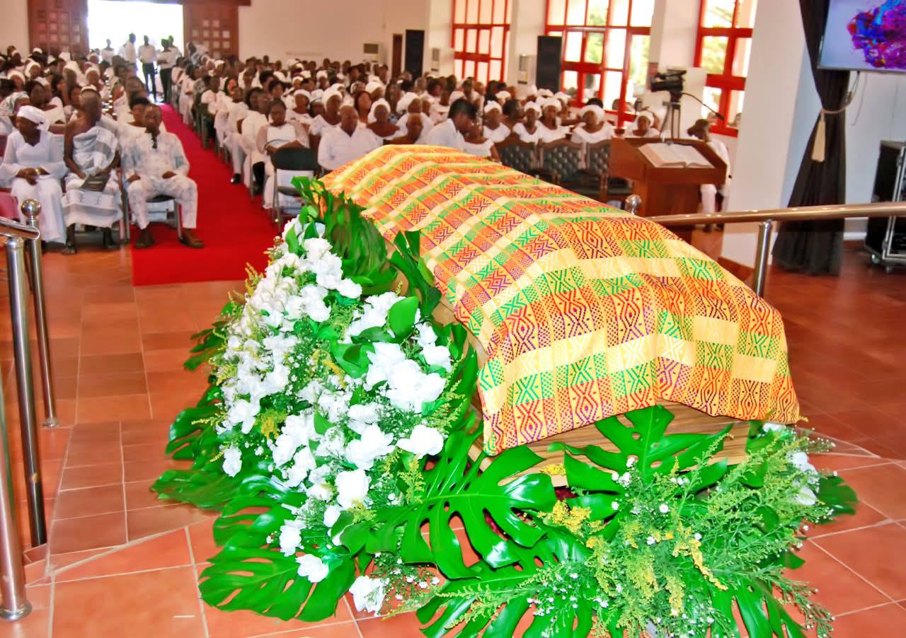 Altar tribute for the late Nicholas Nii Adamma Ammah